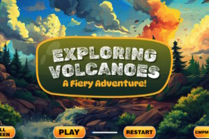 Exploring Volcanoes - A Fiery Adventure! - Video For Kids